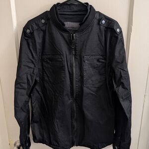 Doppleganger Stylish Black Military Field Jacket